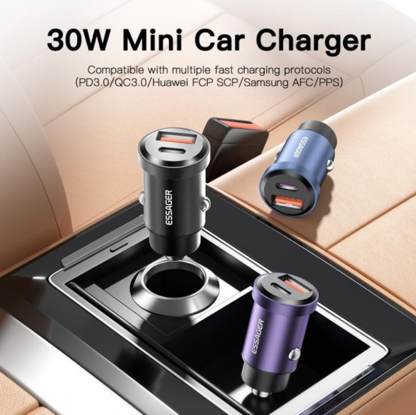 CAR CHARGER ES- CC07-30 WITH CA