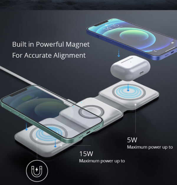 WIERLESS CHARGER 3IN 1 W07-1